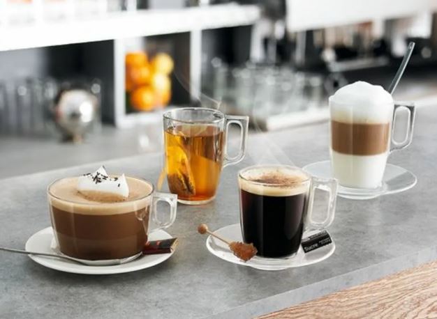 Tasse à thé verre trempé Voluto 50 cl