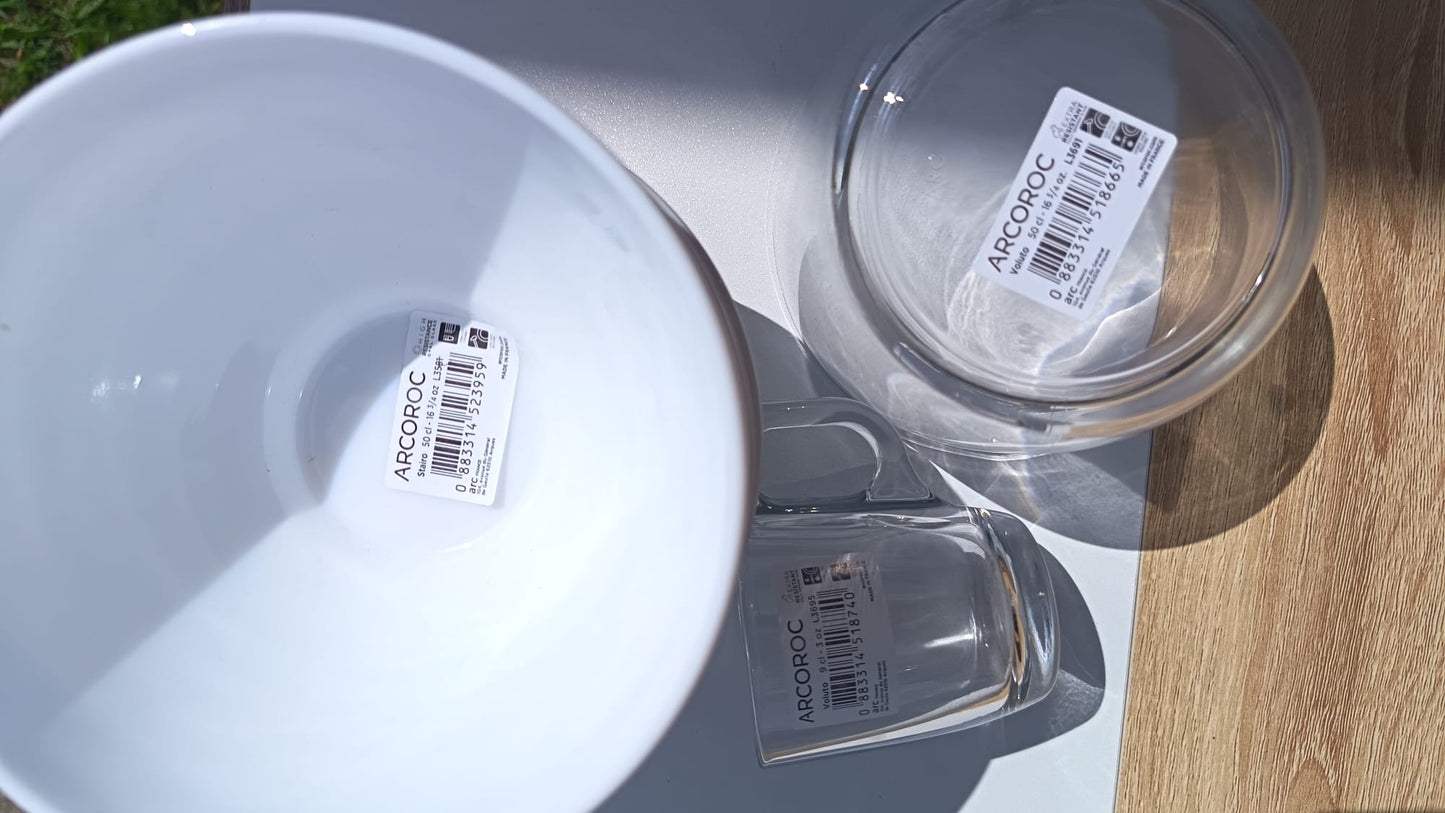 Tasse à café verre trempé Voluto 9 cl