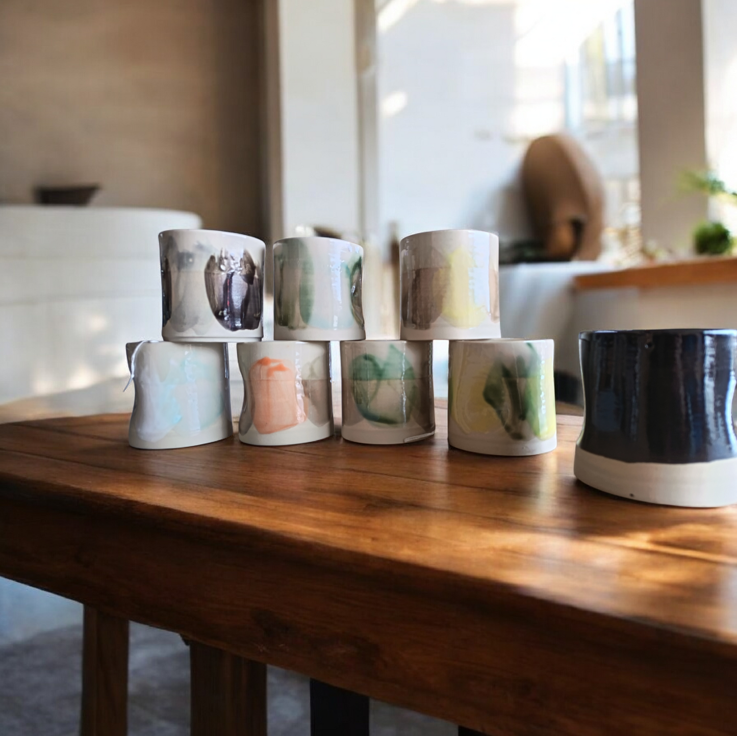 Mug à thé - Poterie artisanale Auvergne Rhône Alpes