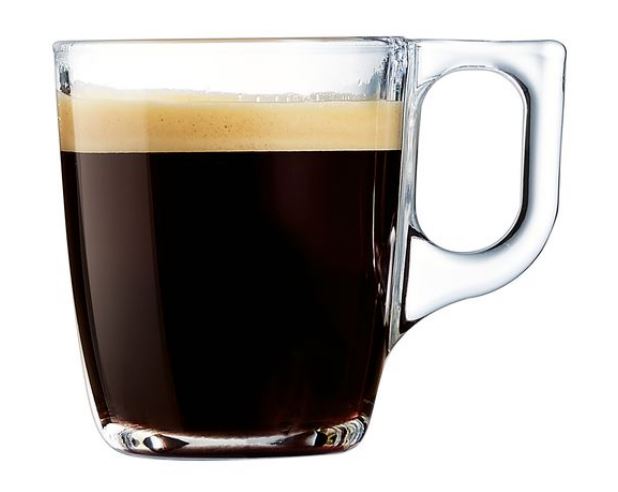 Tasse à café verre trempé Voluto 9 cl
