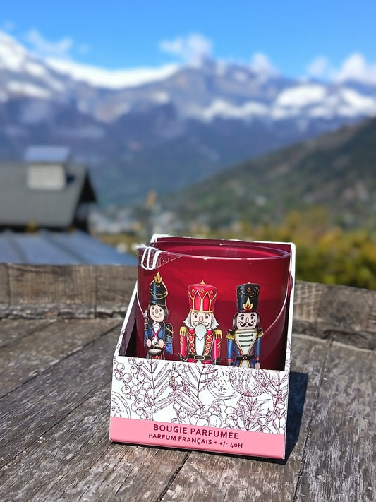 Bougie parfumée collection Noël Casse Noisette