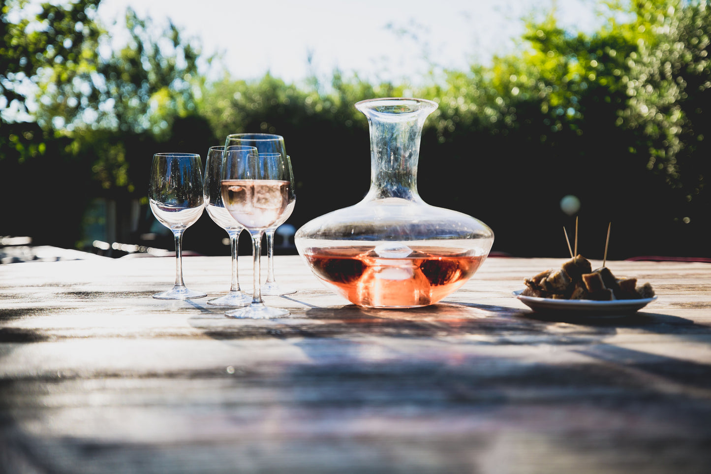 3en1 Lampe / carafe/ vase en verre soufflé