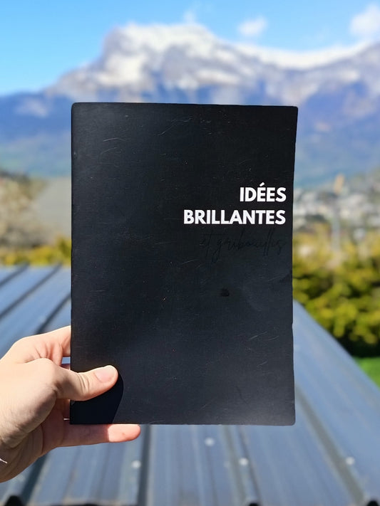 Carnet A5 Idées brillantes (et gribouillis!)