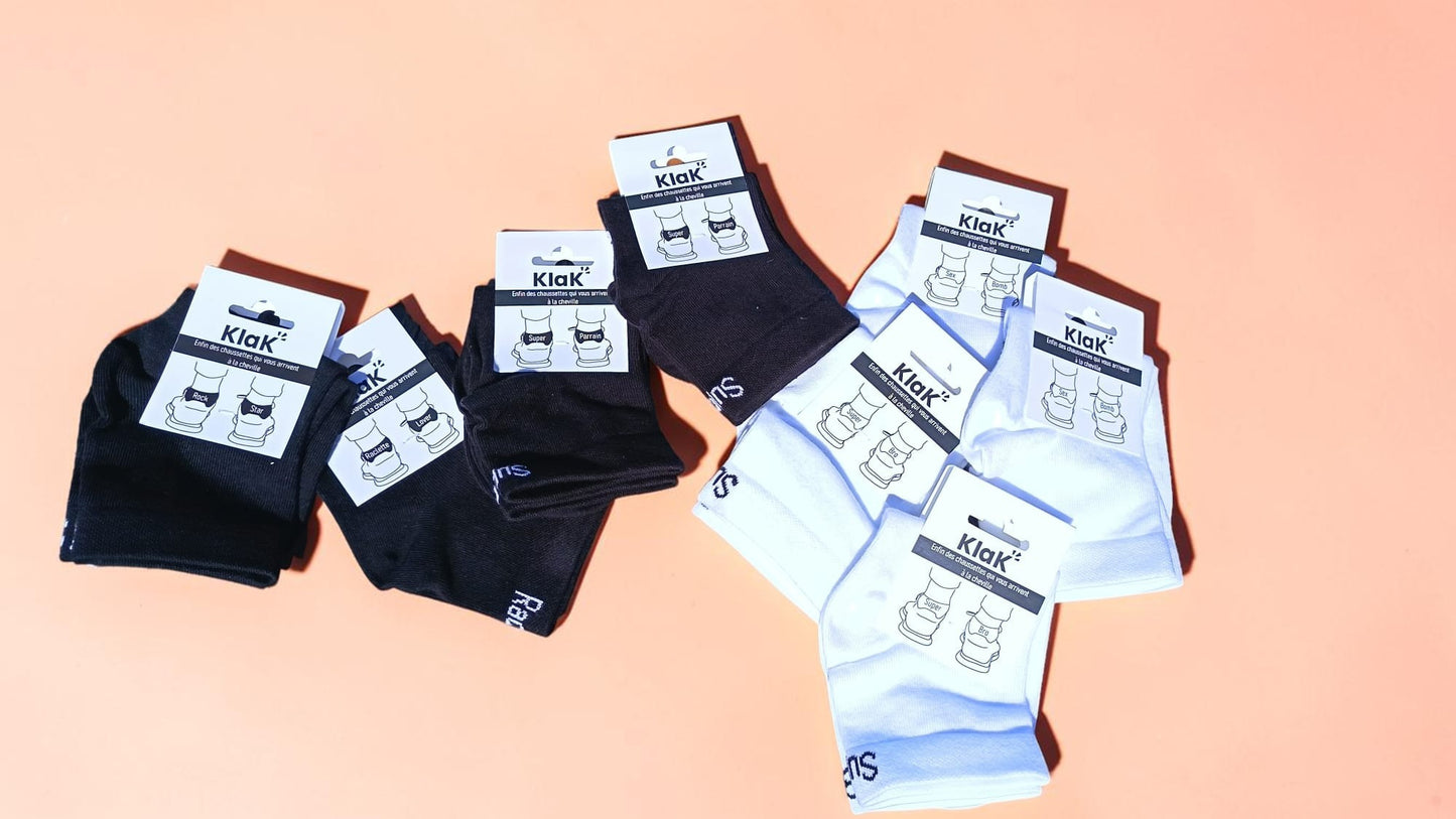 Chaussettes stylées à messages