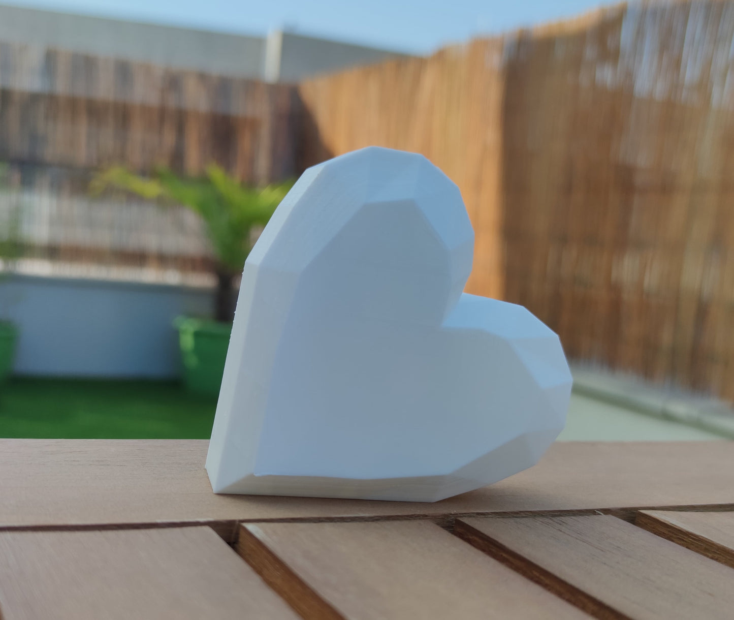 Coeur à poser en béton
