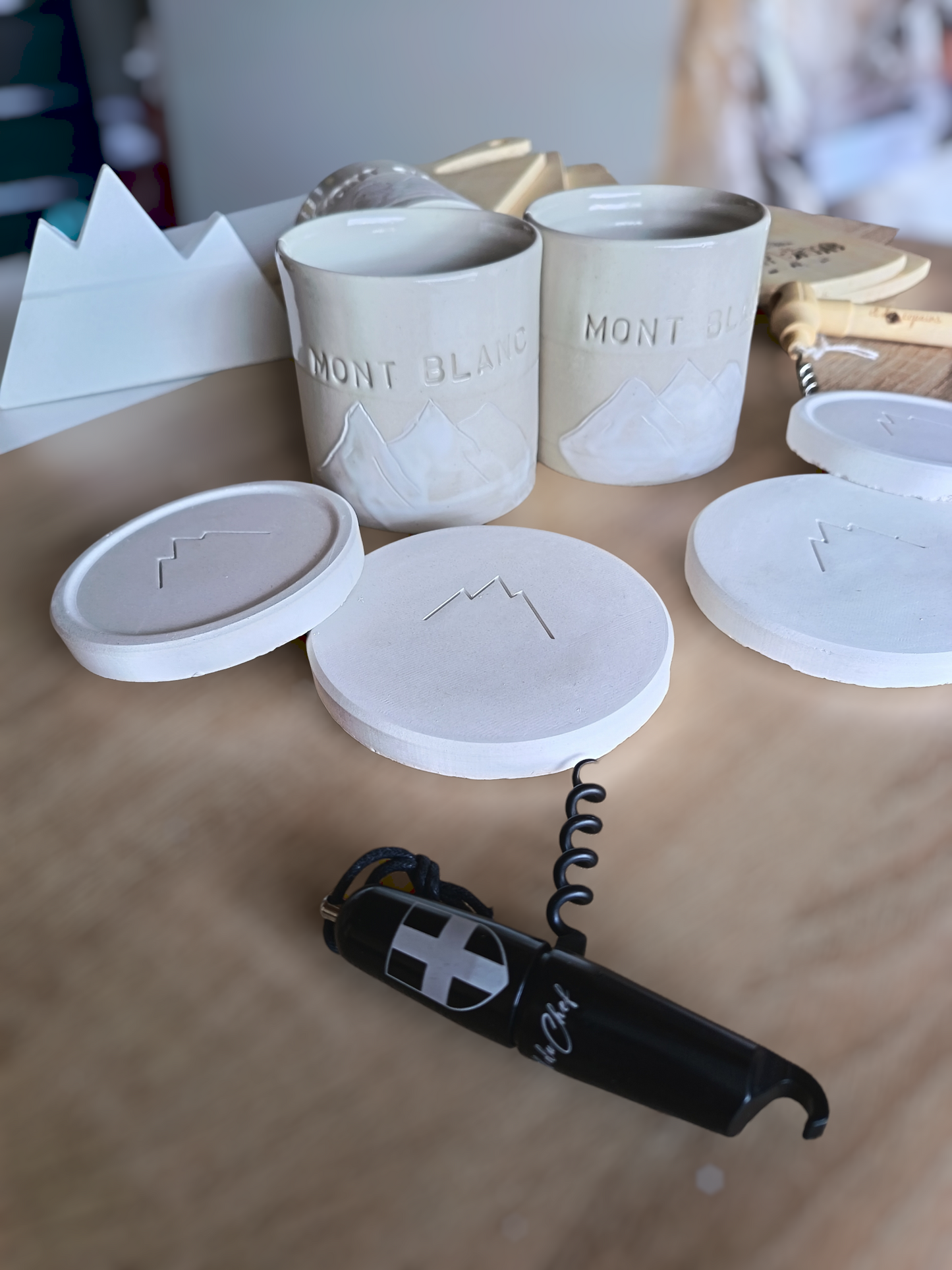 Collection Mont Blanc - Tasse à thé Mont Blanc – Poterie artisanale - 25/30cl