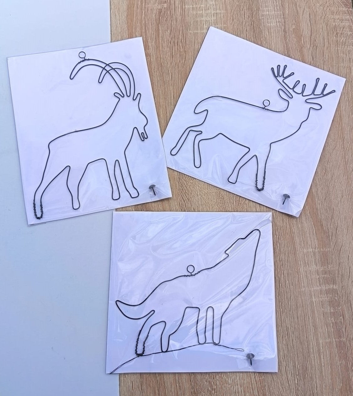 Animaux en fil de fer