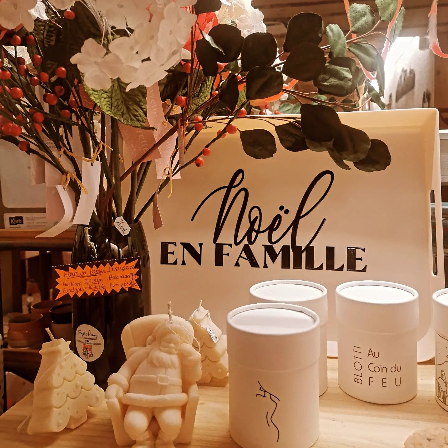 Plateau grand format NOEL EN FAMILLE