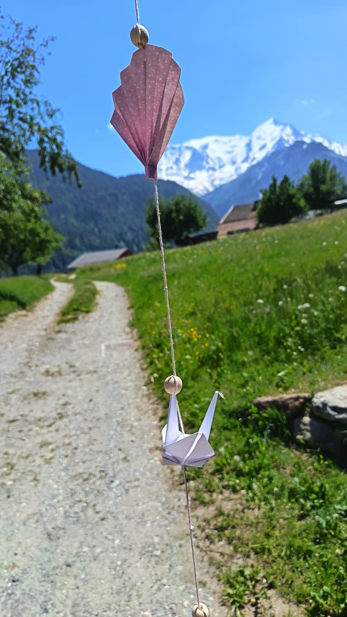 Guirlande oiseaux et feuilles - chambre enfants ou déco de table