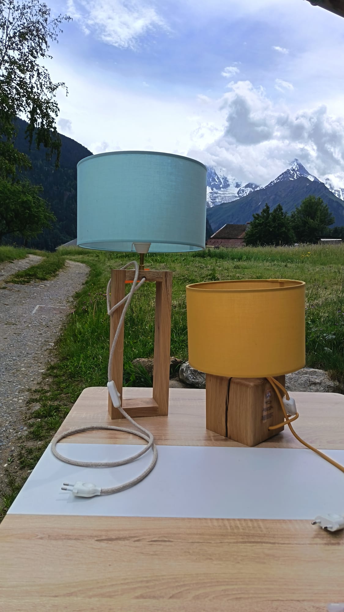 Lampe à poser en bois - Sessiles