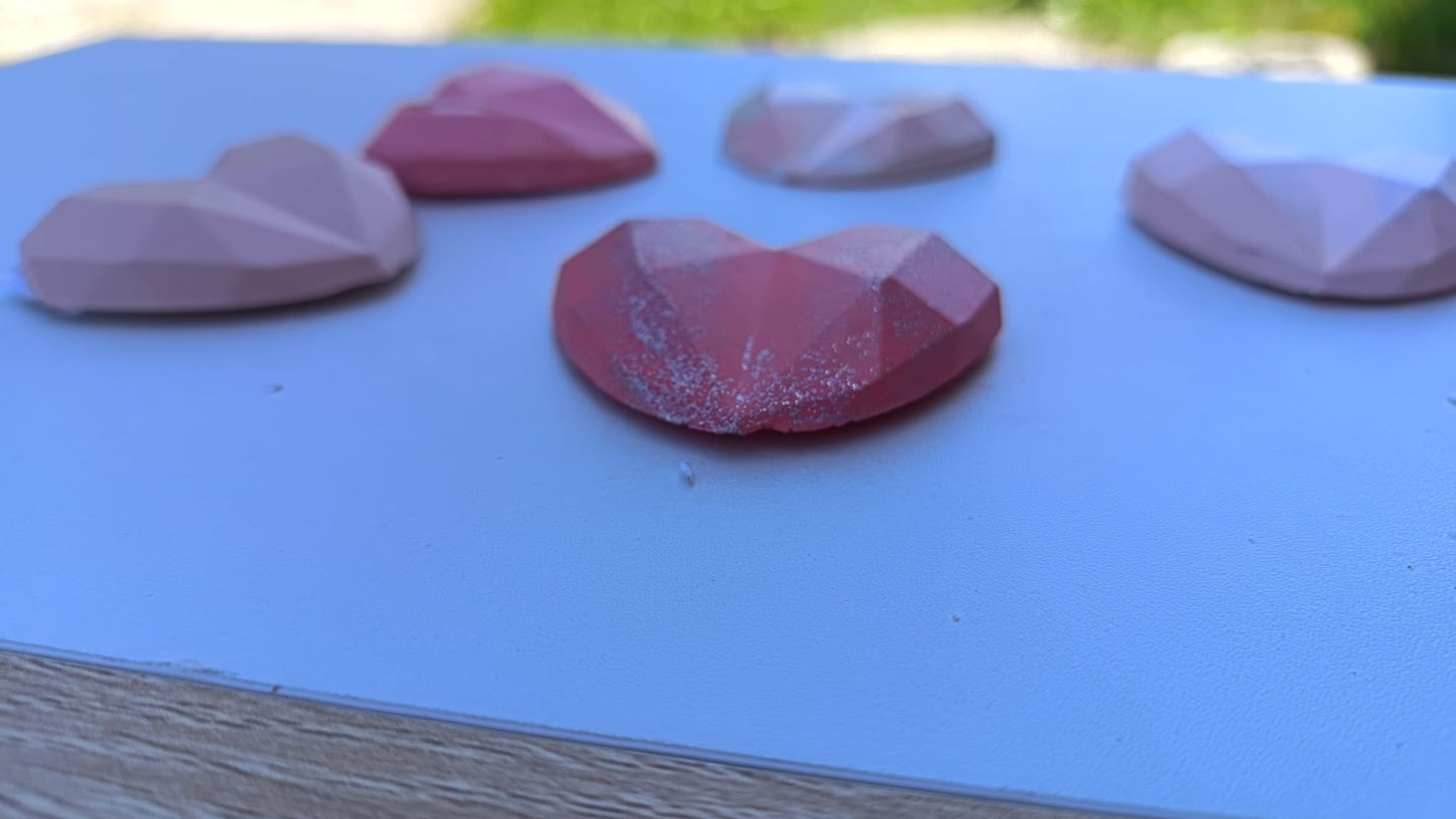 Magnet COEUR rose