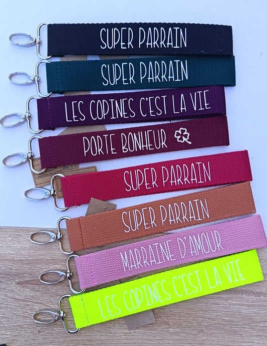 Porte clés sangle