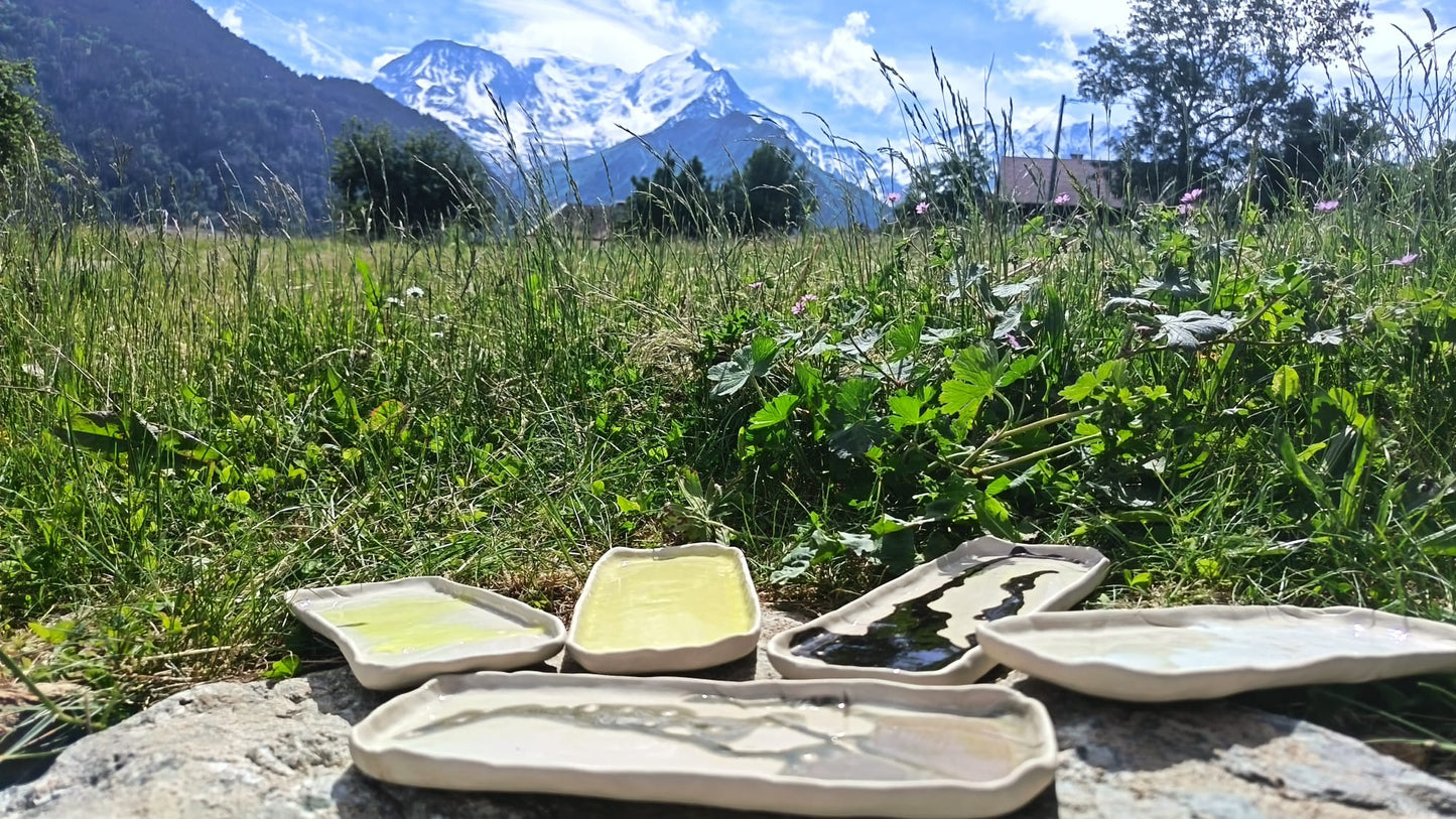 Repose cuillère grand modèle en grès émaillé