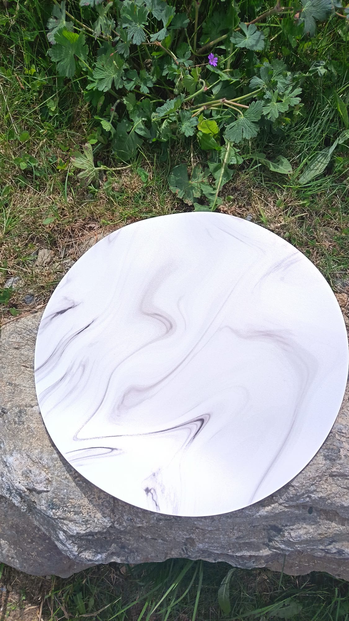 Set de table en vinyle rond