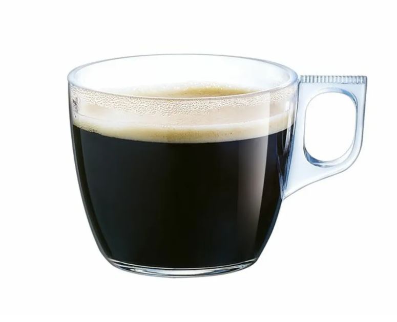 Tasse verre trempé Voluto 22 cl