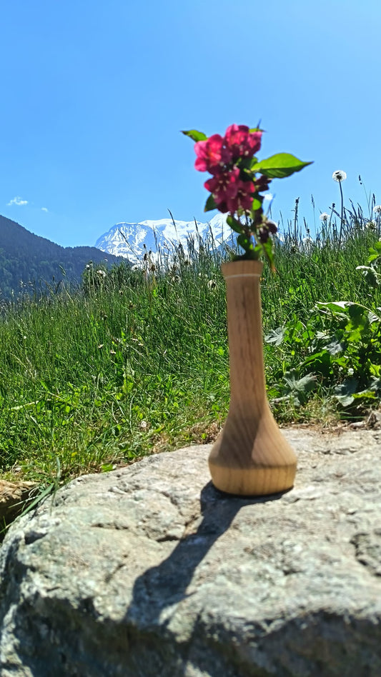 Vase Soliflore en bois